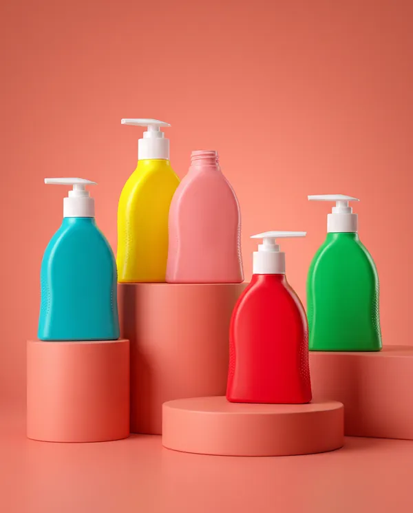 Yassı Pompalı Şişe 200 ml